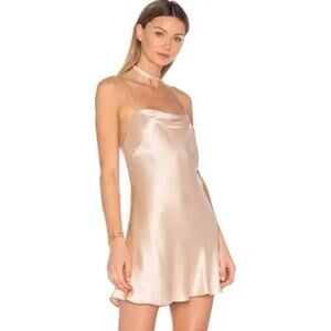 Backstage Naomi Dress in Mink Champagne NWT Size XS